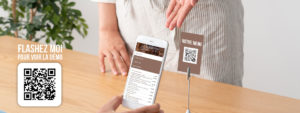 Carte restaurant avec QR Code pour Smartphone